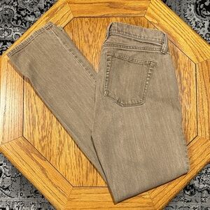 *RALPH LAUREN* Tan Cotton Twill Jeans w/ Zipper Pockets Size 6